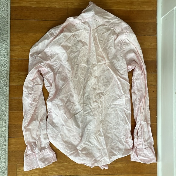 J. Crew Classic Stretch Sewn for Secret Wash Shirting Button-Down Size Large - Picture 3 of 3